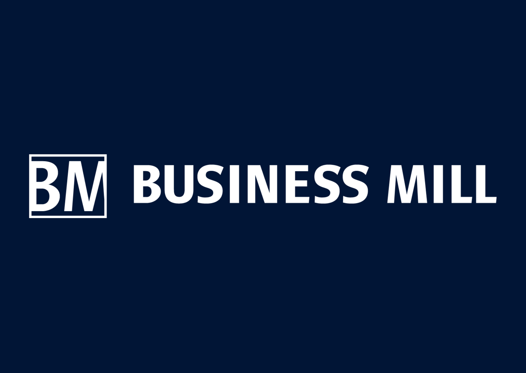 BM. Business Mill logo.